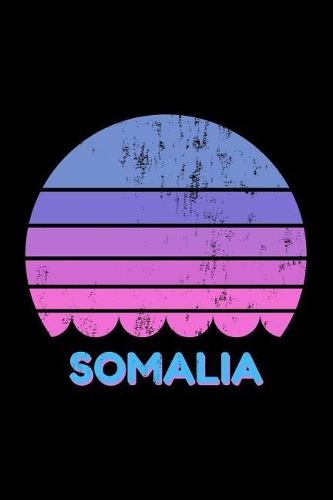 Somalia: Vintage World Travel Keepsake Blank Lined Journal Notebook