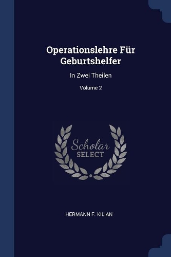 Operationslehre Für Geburtshelfer