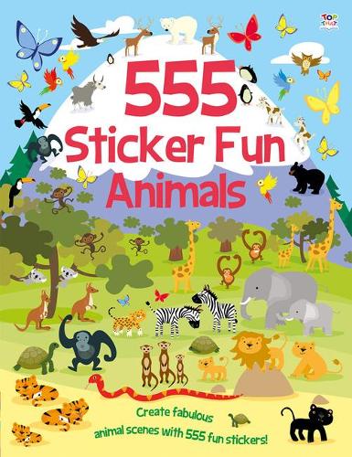 555 Sticker Fun - Animals Activity Book: (555 Sticker Fun)