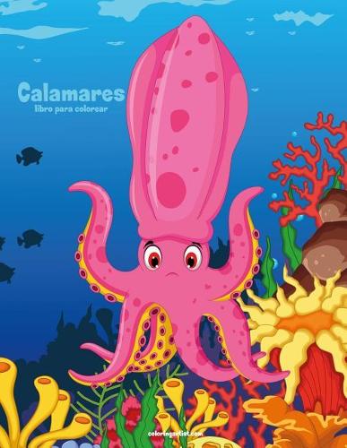 Calamares libro para colorear 1: (1 Calamares)