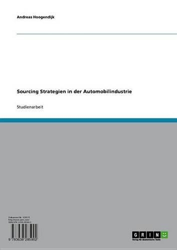 Sourcing Strategien in Der Automobilindustrie