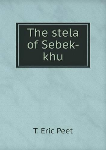 The stela of Sebek-khu