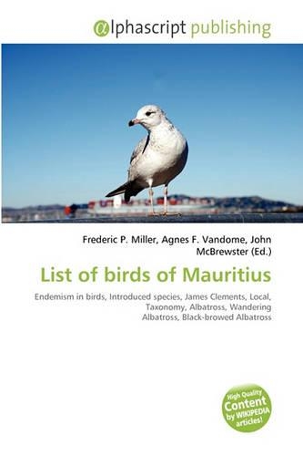 List of Birds of Mauritius: (English)