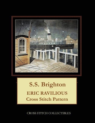 S.S. Brighton: Eric Ravilious Cross Stitch Pattern