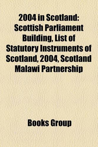 2004 in Scotland