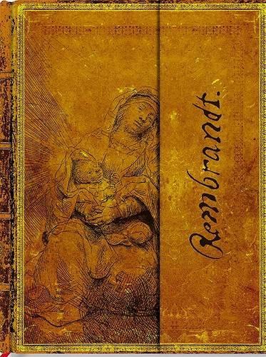 Rembrandt, Virgin and Child (Embellished Manuscripts Collection) Ultra Lined Hardcover Journal (Wrap Closure)