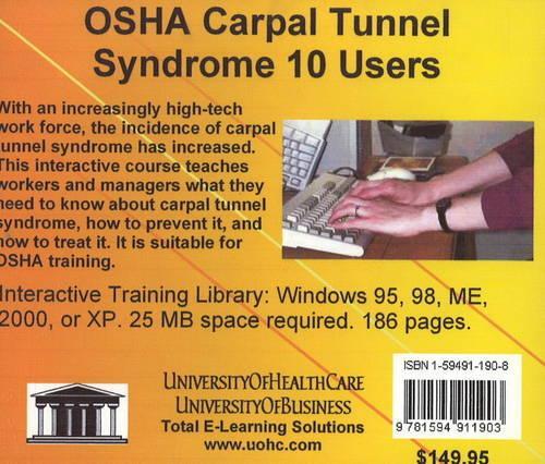 OSHA Carpal Tunnel Syndrome, 10 Users