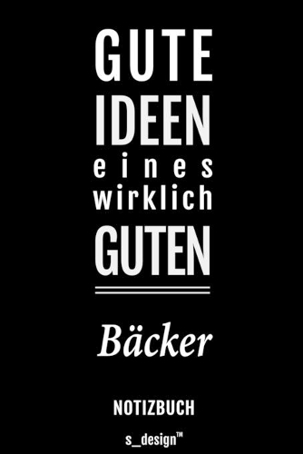 Notizbuch für Bäcker