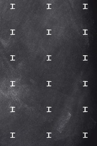 Monogram I Pattern 2019 Daily Planner Monogram I Chalkboard 384 Pages