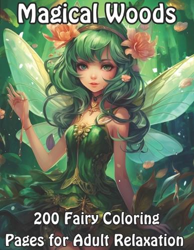 Magical Woods: 200 Fairy Coloring Pages for Adult Relaxation
