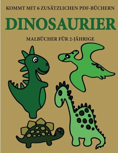 Malbücher für 2-Jährige (Dinosaurier)