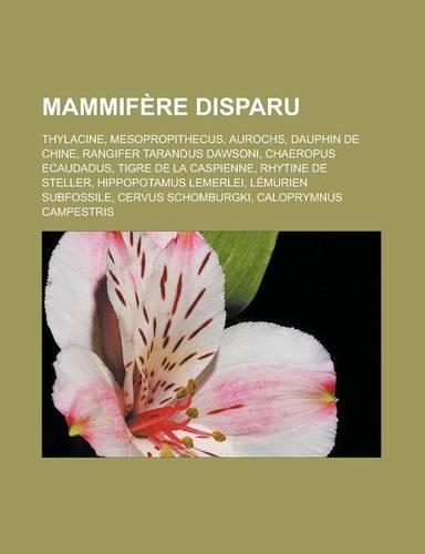 Mammifere Disparu