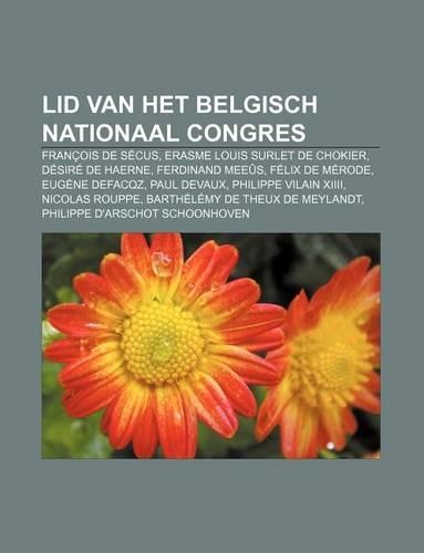 Lid Van Het Belgisch Nationaal Congres
