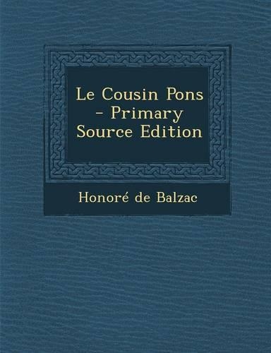 Le Cousin Pons