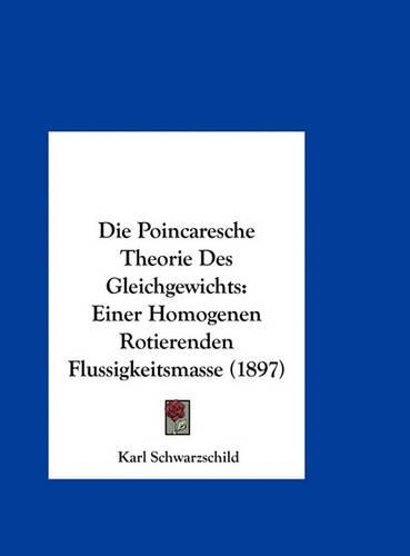 Die Poincaresche Theorie Des Gleichgewichts
