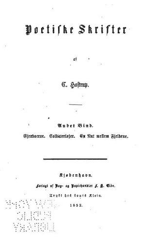 Poetiske Skrifter: (Danish)