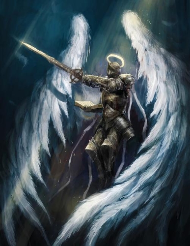 Angelic Knight Hex-Map Sketchbook