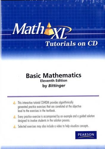 MathXL Tutorials on CD for Basic College Mathematics