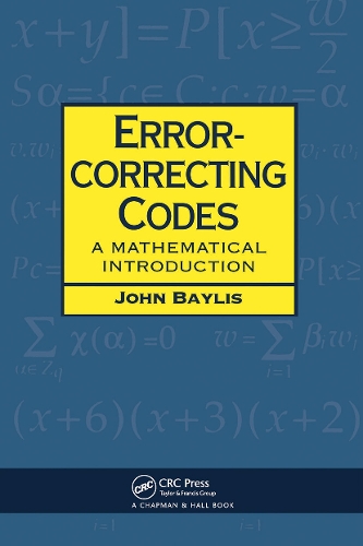 Error Correcting Codes: A Mathematical Introduction(Chapman Hall/CRC Mathematics Series)