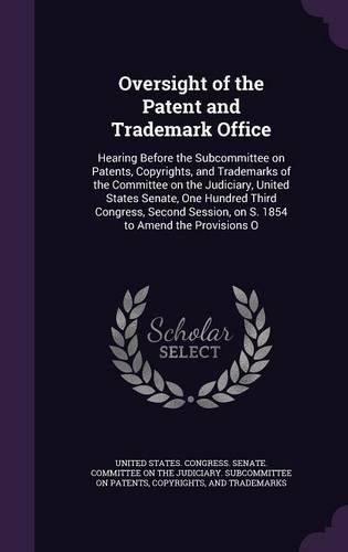 Oversight of the Patent and Trademark Office