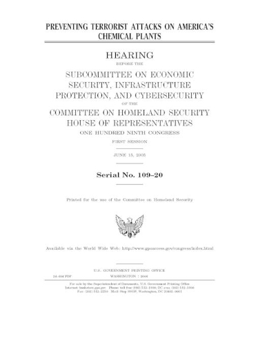 Preventing terrorist attacks on America's chemical plants