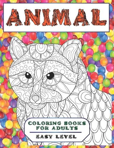 Animal Coloring Books for Adults Easy Level