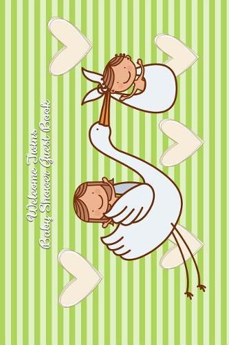 Welcome Twins Baby Shower Guest Book
