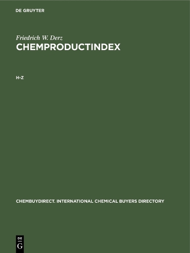 H-Z: (ChemBUYdirect. International Chemical Buyers Directory)