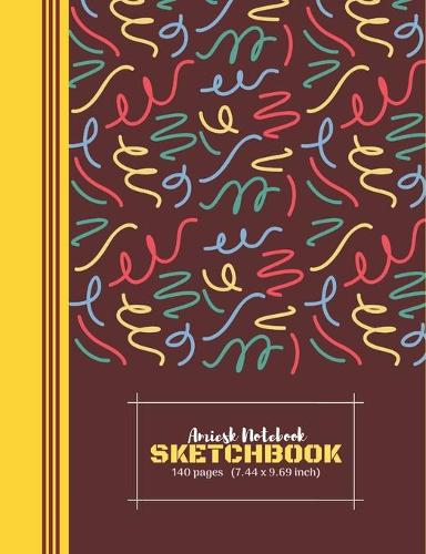 Amiesk Notebook - Sketch Book - 140 pages (7.44 x 9.69 inch)