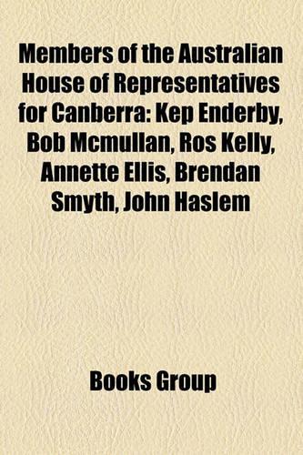 Members of the Australian House of Representatives for Canberra
