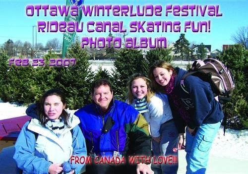 Ottawa Winterlude Festival - Rideau Canal Skateway Fun! Feb 23, 2007 Photo Album (English eBook C7)