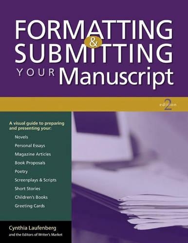 Formatting and Submitting Your Manuscript