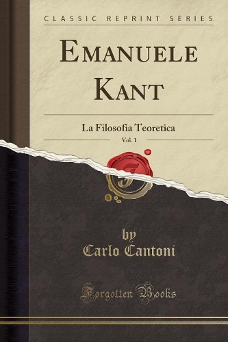 Emanuele Kant, Vol. 1