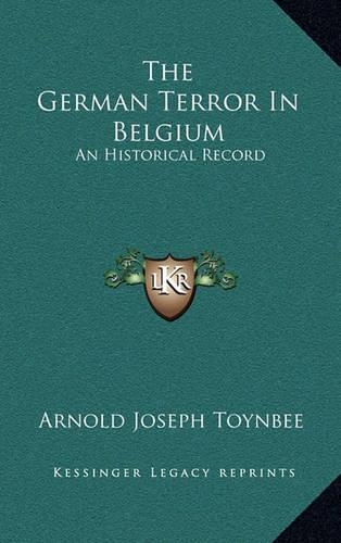 The German Terror in Belgium