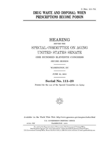 Drug waste and disposal: when prescriptions become poison