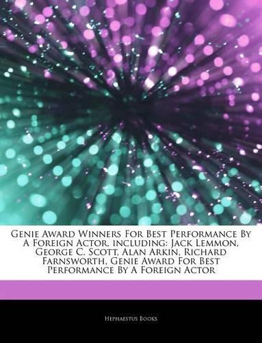 Articles on Genie Award Winners for Best Performance by a Foreign Actor, Including