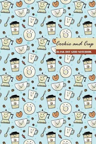 Cookie and Cup Blank Dot Grid Notebook