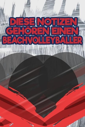 Diese Notizen Gehören Einen Beachvolleyballer