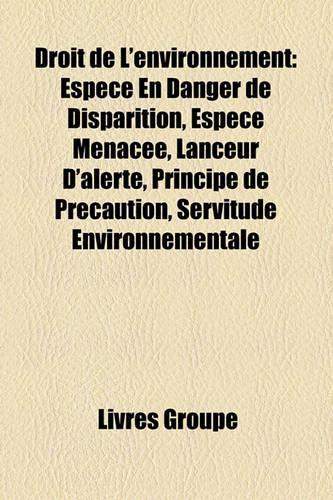 Droit de L'Environnement