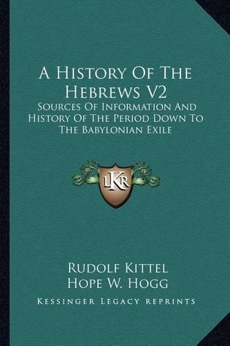 A History Of The Hebrews V2