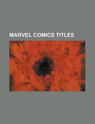 Marvel Comics Titles