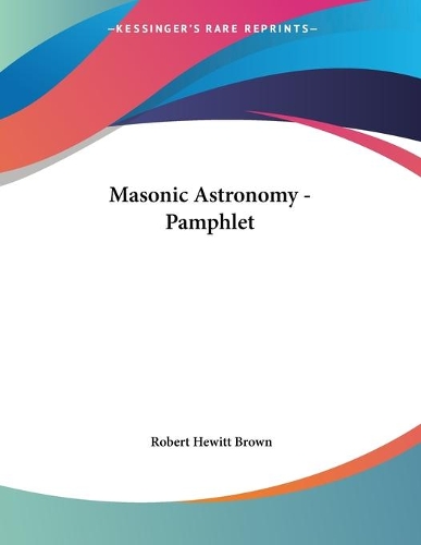 Masonic Astronomy - Pamphlet
