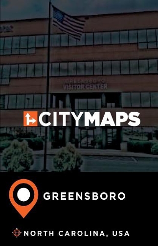 City Maps Greensboro North Carolina, USA