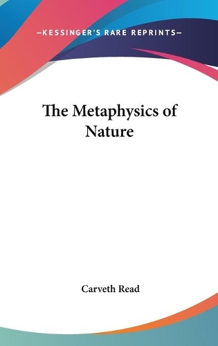The Metaphysics of Nature