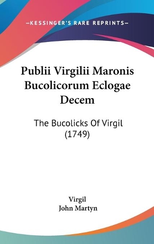 Publii Virgilii Maronis Bucolicorum Eclogae Decem