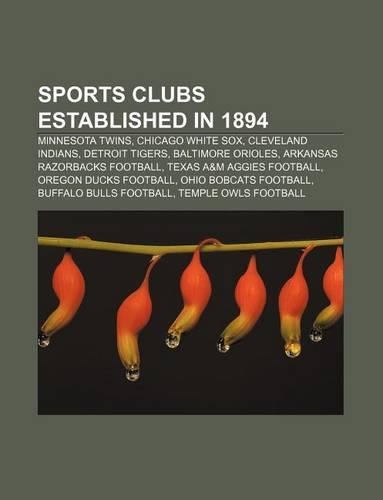 Sports Clubs Established in 1894