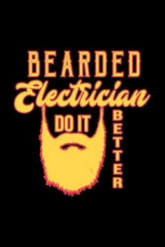 Bearded electrician do it better