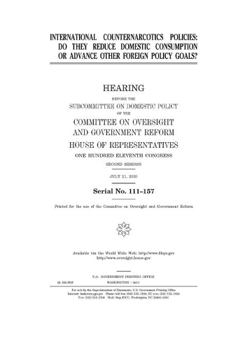 International counternarcotics policies