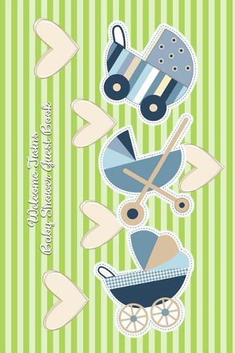 Welcome Twins Baby Shower Guest Book