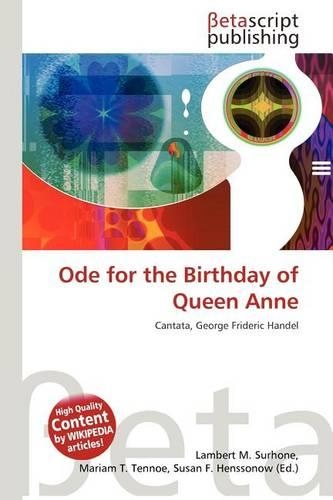 Ode for the Birthday of Queen Anne